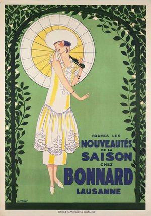Toutes les nouveautés de la saison chez Bonnard, Lausanne, circa 1920