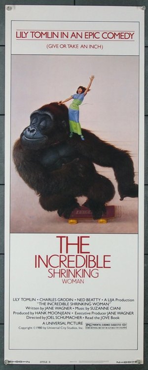 THE INCREDIBLE SHRINKING WOMAN (1981) U.S. Insert Card (14x36)