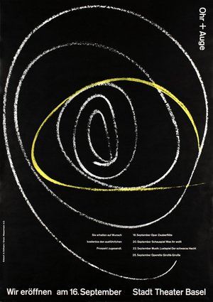 Ohr + Auge (Ear + Eye) , Stadt Theater Basel, Switzerland, 1955