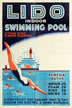 Lido Indoor Swimming Pool South Shore Blackpool (1920s)