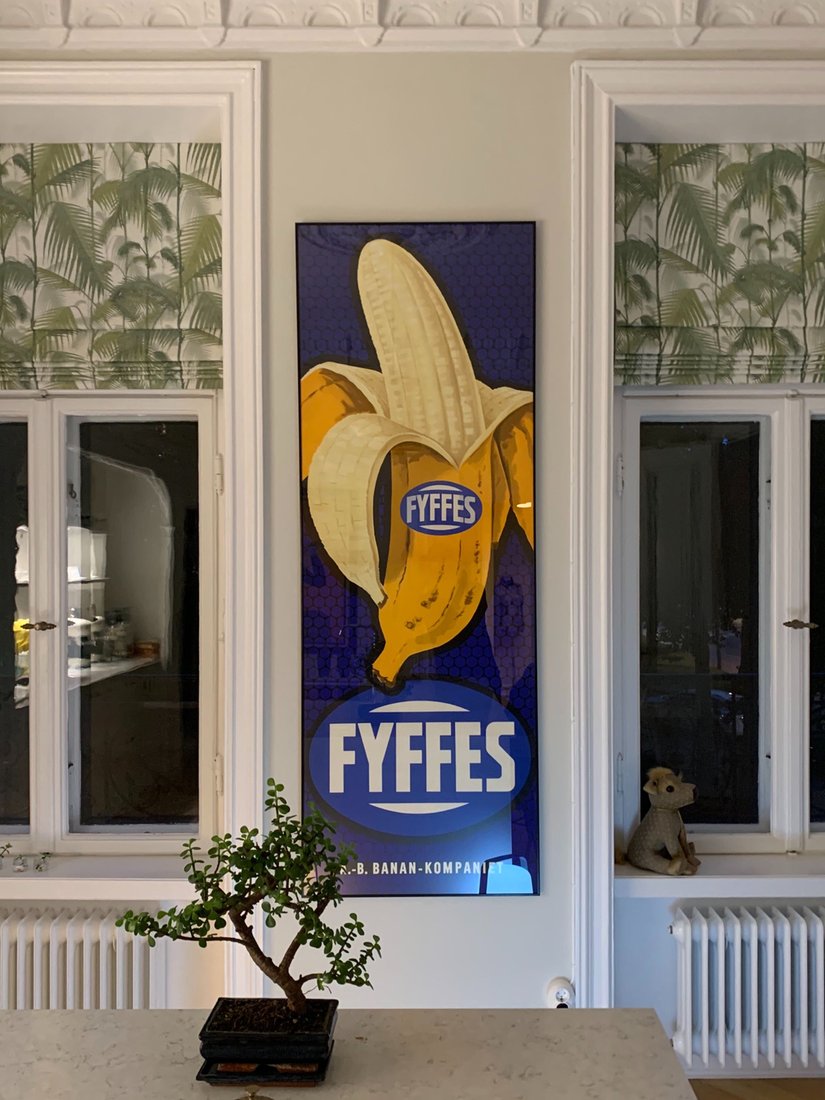 IVPDA Customer Photo Fyffes Banana poster in the kitchen