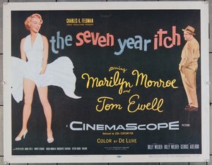 THE SEVEN YEAR ITCH  U.S. Half-Sheet poster