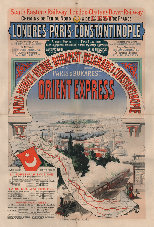 Jules Chéret, Orient Express, 1888