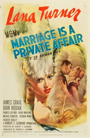 MARRIAGE IS A PRIVATE AFFAIR