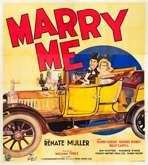 MARRY ME (1932) British Six-Sheet (80x90) Stone Lithograph