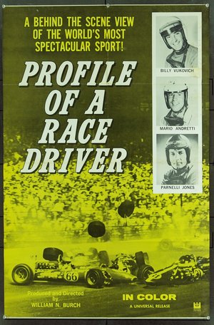 PROFILE OF A RACE DRIVER (1960)  U.S. One-Sheet Folded