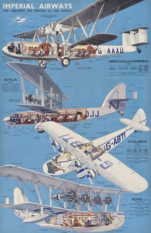 IMPERIAL AIRWAYS, Heracles, Hannibal, Scylla, Atalanta, Scipio