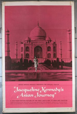 JACQUELINE KENNEDY'S ASIAN JOURNEY (1962)  27X41 Folded   United Artists / USIA