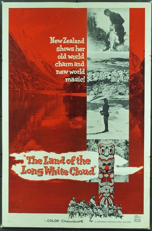 LAND OF THE LONG WHITE CLOUD (1966) Universal Short Subject One-Sheet  27x41 Folded
