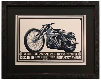 Silver Motorcycle-frame new