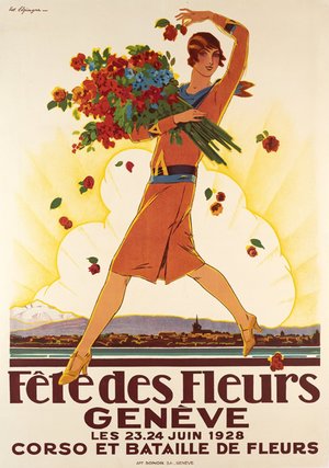 Fête des Fleurs, Genève, 1928