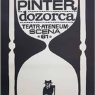 Hubert Hilscher - The Caretaker - 1968 Theatre Poster