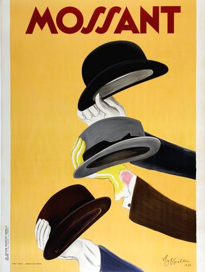 Original Art Deco Mossant Poster