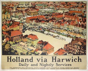 Harwich to Hook of Holland, 1930s