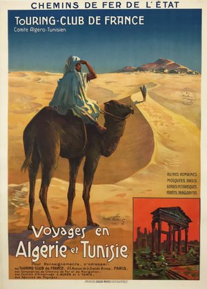 Voyages en Algerie et Tunisie Touring Club de France Chemins De Fer De L'Etat