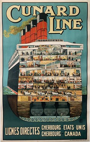 Cunard Line Poster