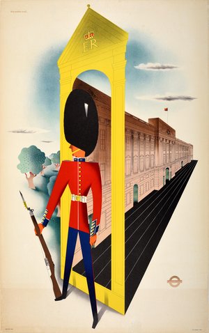 London Underground 1953 Royal Guard Buckingham Palace