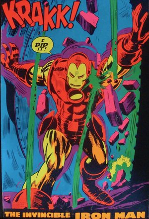 Iron Man: Krakk (Marvel black light poster)