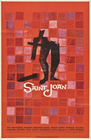 SAINT JOAN (1957)  27X41  Linen Backed