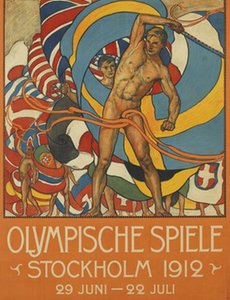 Olle-Hjortzberg-Olympische-Spiele-Stockholm-1912