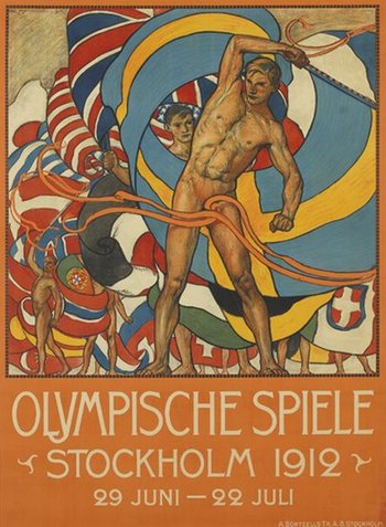 Olle-Hjortzberg-Olympische-Spiele-Stockholm-1912