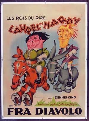 THE DEVIL'S BROTHER (FRA DIAVALO) 1933  French 24x33