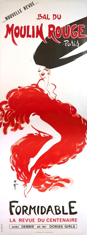 Bal du Moulin Rouge, Paris, 1988