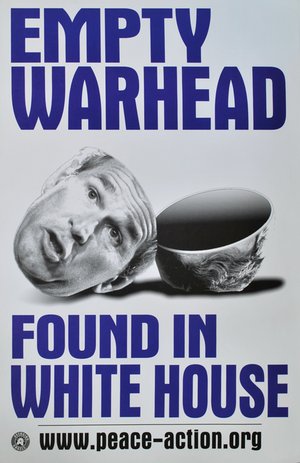 CL189-180-Empty Warhead Found In The White House [President George Bush] c2003. Digital print,