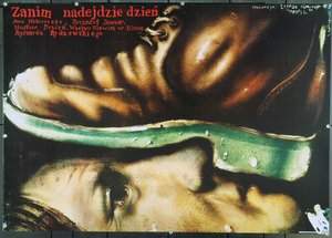 BEFORE THE DAY BREAKS (1977)   27x38  Polish Title  ZANIM NADEJDJZIE DZIEN  d. Ryszard Rydzewski