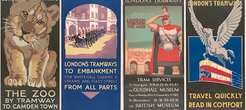 London Tramways Posters