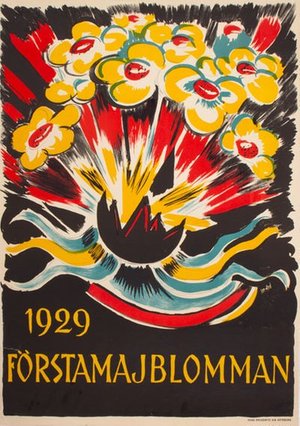 1929 Förstamajblomman