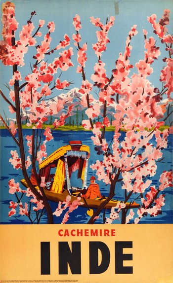 AntikBar Original Vintage Posters Kashmir India Cachemire Inde