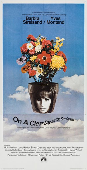 ON A CLEAR DAY YOU CAN SEE FOREVER (1970)  41X81 Printed on two sheets