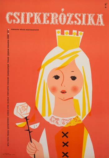 Sleeping-Beauty-1965-Hungarian-Film-Poster-Soti