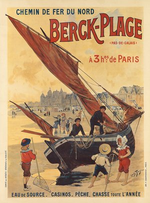 BERCK - PLAGE. CHEMIN DE FER DU NORD