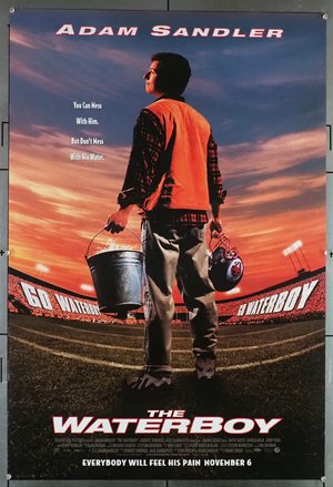 THE WATERBOY (1998)  27X40  Double-Sided  Adam Sandler