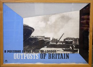 original Kauffer poster for GPO showing the Pool of London