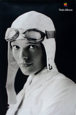 Apple Think Different - Amelia Earhart