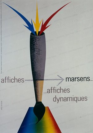 Affiches Marsens ... affiches dynamiques, 1958