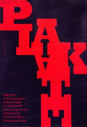 Signed posters from the Margadant collection, 1999