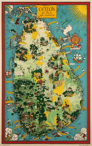 CEYLON. Her Tea & other industries