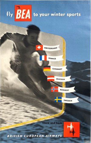 British European Airways - Fly BEA to your Winter Sports