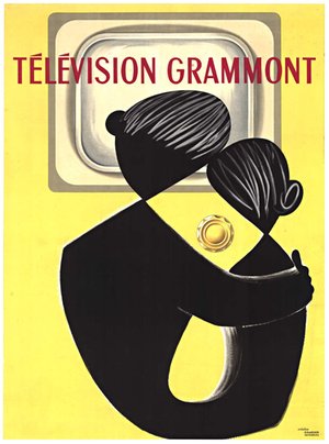 Television Grammont mid-century modern 