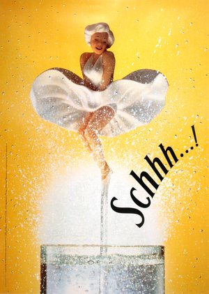 Marilyn Monroe Poster for Schweppes