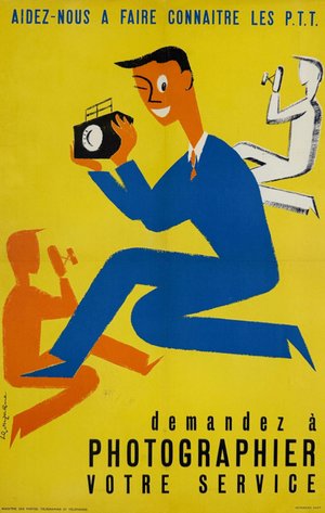 Demandez A Photographier Votre Service - Circa 1950