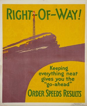 Right Of Way Mather Work Incentive Series - Circa 1929