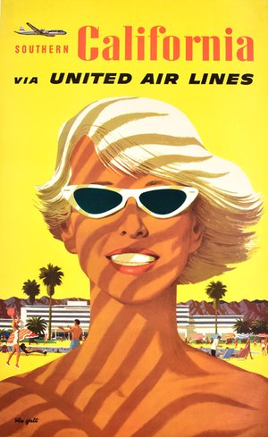 Southern California Blonde United Air