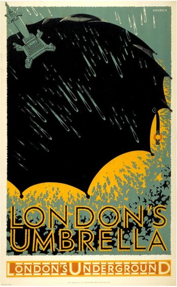 London’s Umbrella, Frederick Herrick, 1925