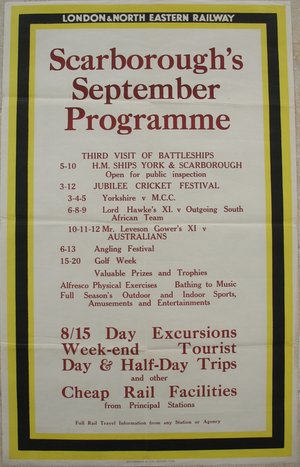 Scarborough's September Programme