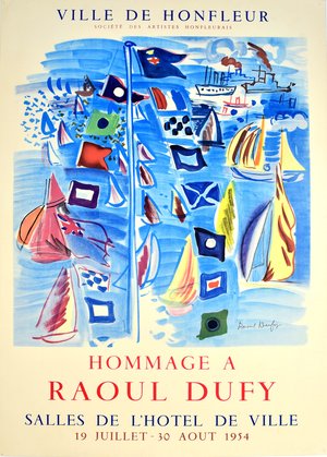 Honfleur Hommage a Raoul Dufy